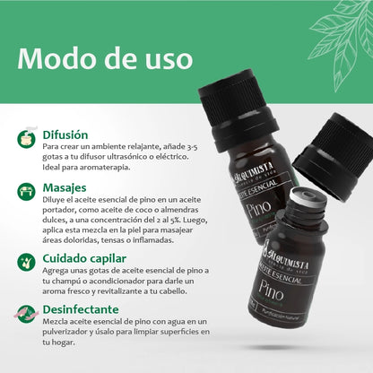 Aceite esencial de Pino 100% Puro